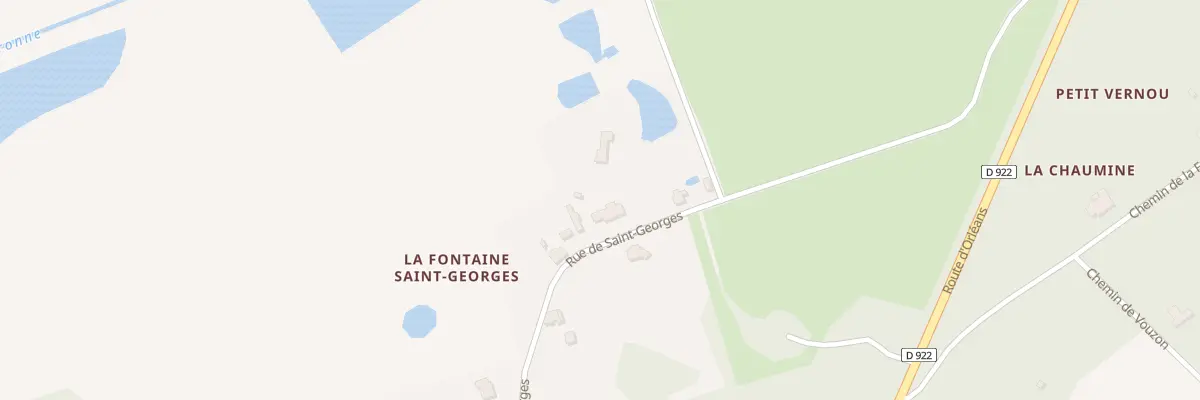 Plan du 13 Rue Saint Georges à Chaumont-sur-Tharonne