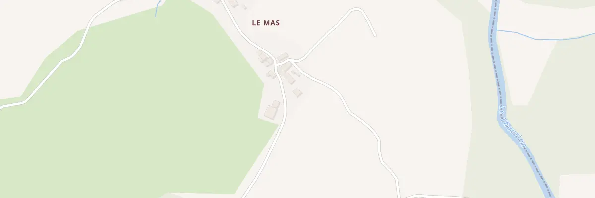 Plan du 5159 Le Mas à Vidaillat