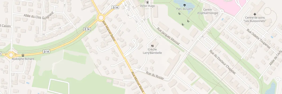Plan du 1407 Rue Marcel Belot à Olivet