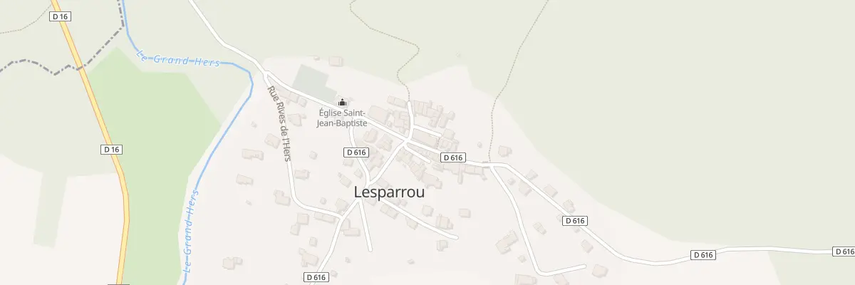 Plan du 118 Rte du Vignal à Lesparrou