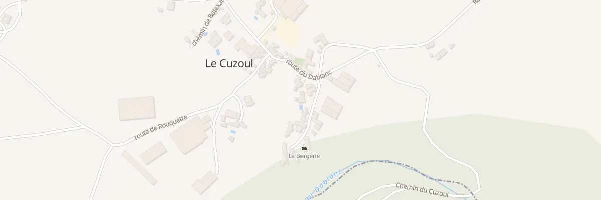 Plan du 5155 Le Cuzoul à Castanet