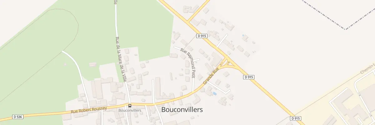 Plan du 7 Rue Raymond Petit à Bouconvillers