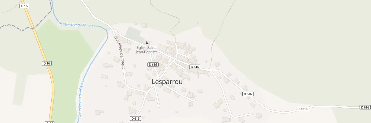 Plan du 1 Rte du Vignal à Lesparrou