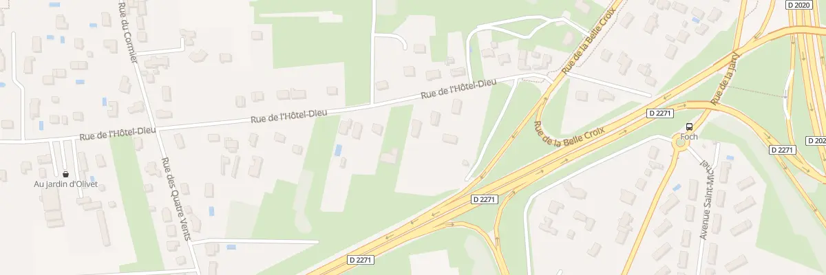 Plan du 323 Rue de l’Hôtel Dieu à Olivet