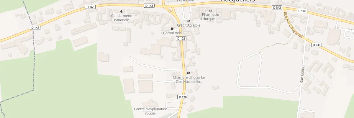 Plan du 14 Rue de l’Église à Hucqueliers