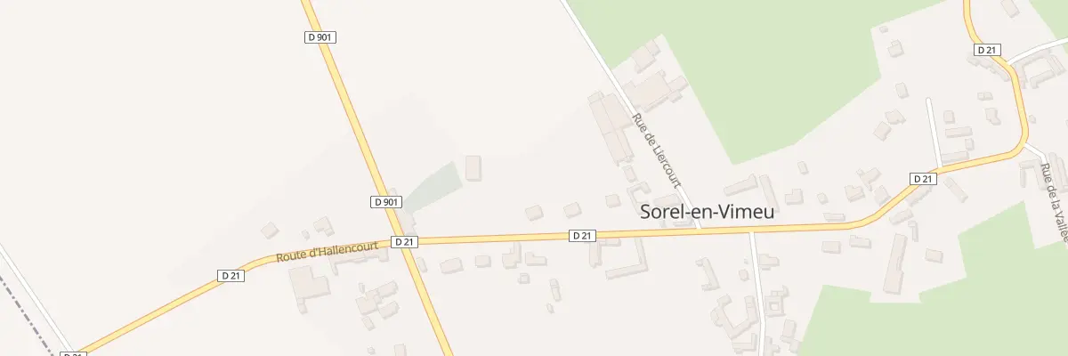 Plan du 1 Rue de la Terrière à Sorel-en-Vimeu