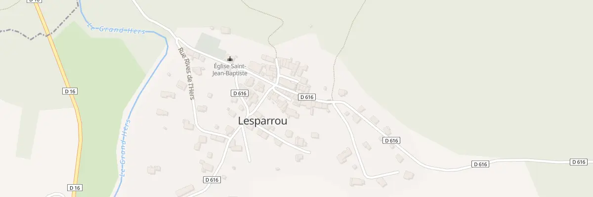 Plan du 95 Rte du Vignal à Lesparrou