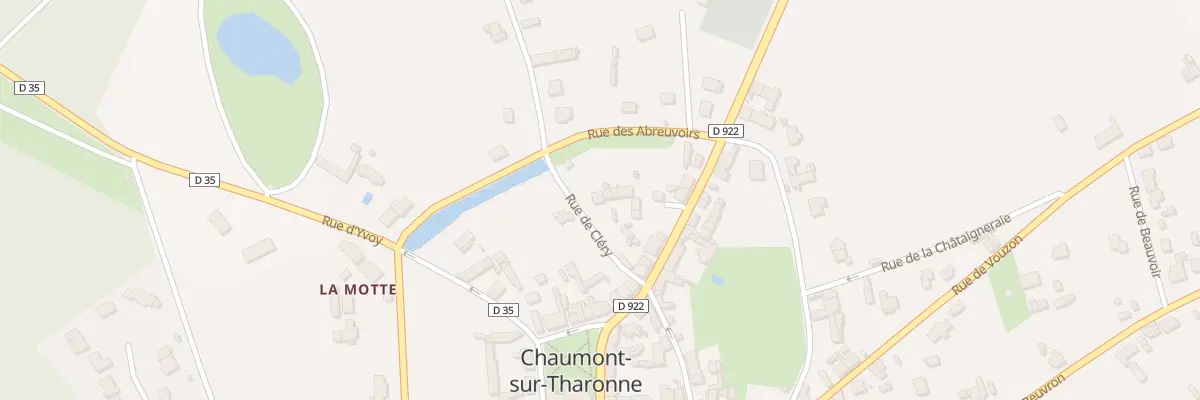 Plan du 1 Rue de Cléry à Chaumont-sur-Tharonne