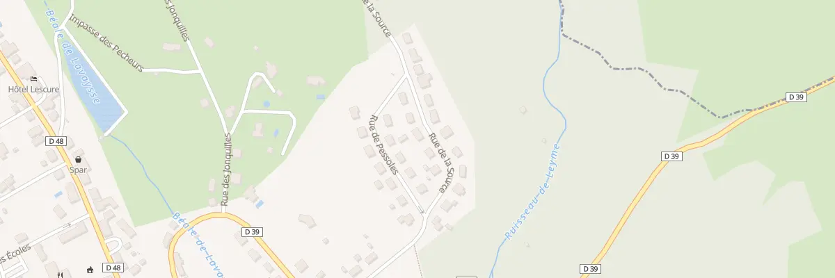 Plan du 299 Rue de la Source à Leyme