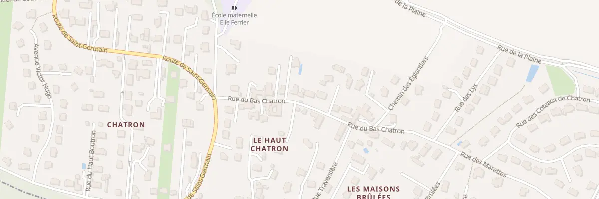Plan du 9 Rue du Bas Chatron à Saint-Germain-de-la-Grange