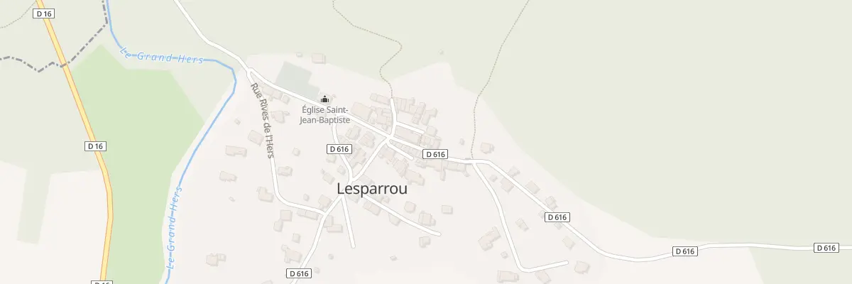 Plan du 5 Rte du Vignal à Lesparrou
