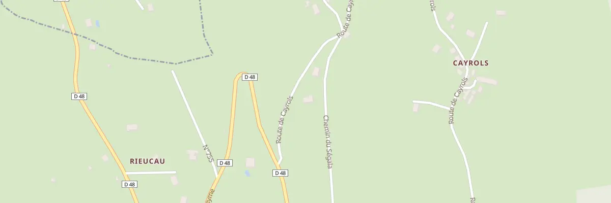 Plan du 146 Rte de Cayrols à Saint-Vincent-du-Pendit