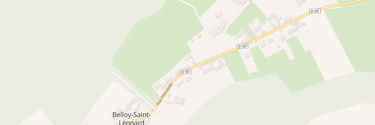 Plan du 10 Rue Rue Principale à Belloy-Saint-Léonard