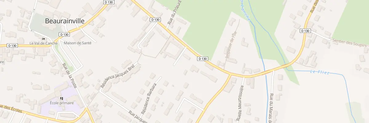 Plan du 390 Rue de la Canche à Beaurainville