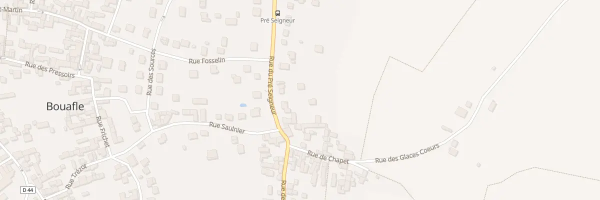 Plan du 60 Rue du Pré Seigneur à Bouafle
