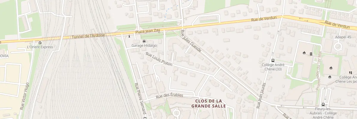 Plan du 12 Rue Louis Ploton à Fleury-les-Aubrais