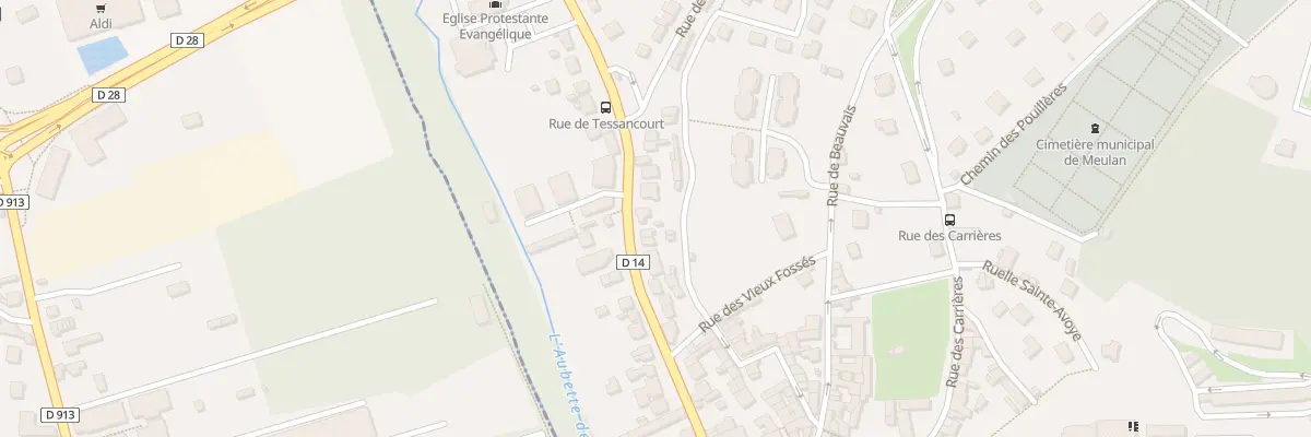 Plan du 32 Rue de Tessancourt à Meulan-en-Yvelines