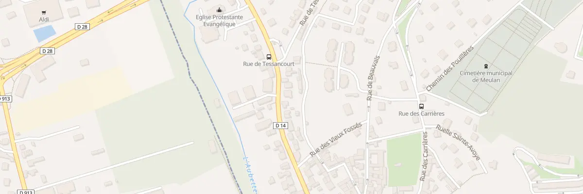Plan du 34 Rue de Tessancourt à Meulan-en-Yvelines