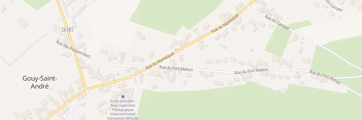 Plan du 46B Rue de Maresquel à Gouy-Saint-André