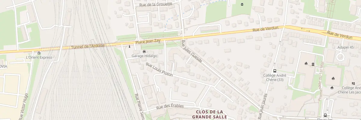 Plan du 16 Rue Louis Ploton à Fleury-les-Aubrais