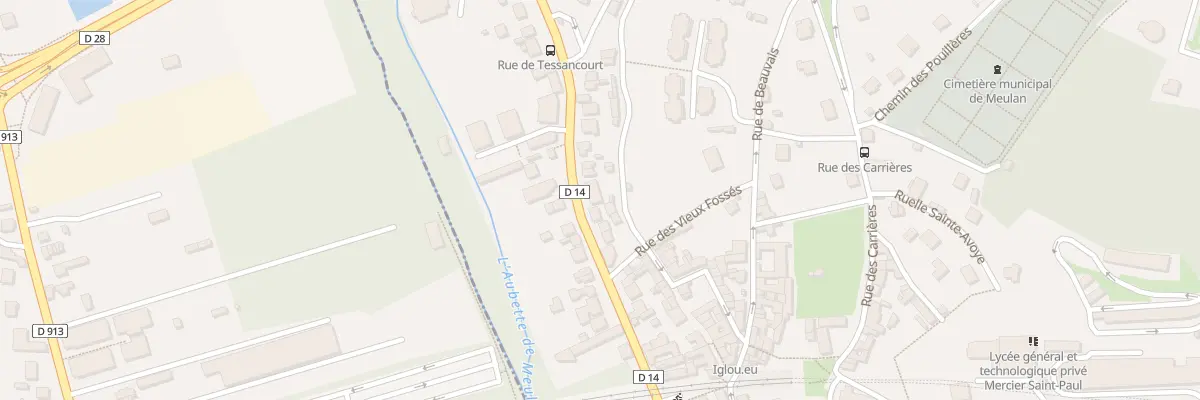 Plan du 26 Rue de Tessancourt à Meulan-en-Yvelines