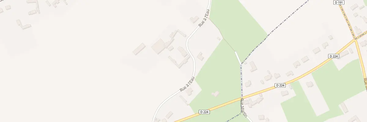 Plan du 294 Rue a l’Eau à Sanghen