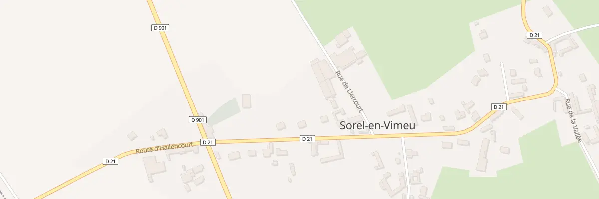 Plan du 3 Rue de la Terrière à Sorel-en-Vimeu