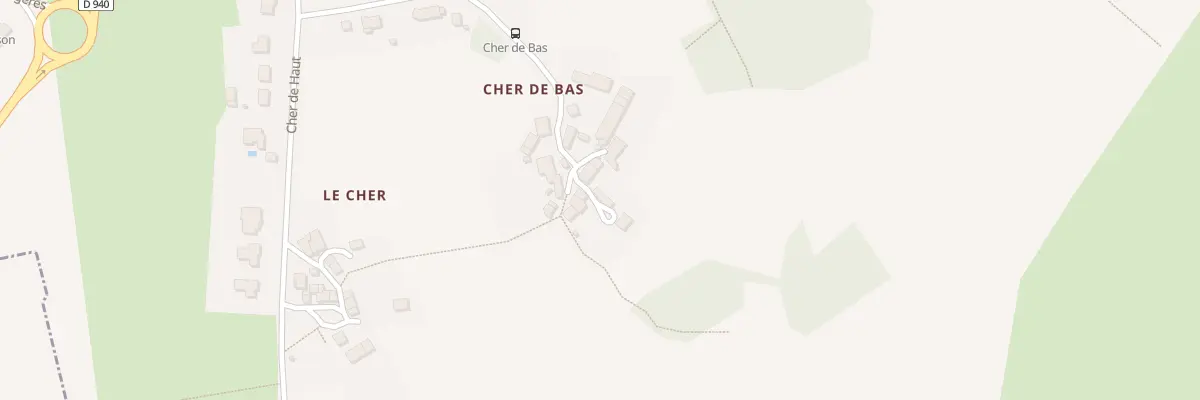 Plan du 14 Cher de Bas à Saint-Fiel