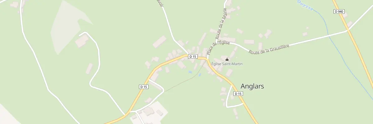 Plan du 55 Rte de Rueyres à Gramat