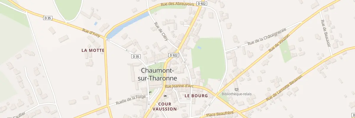 Plan du 2 Rue d’Orléans à Chaumont-sur-Tharonne