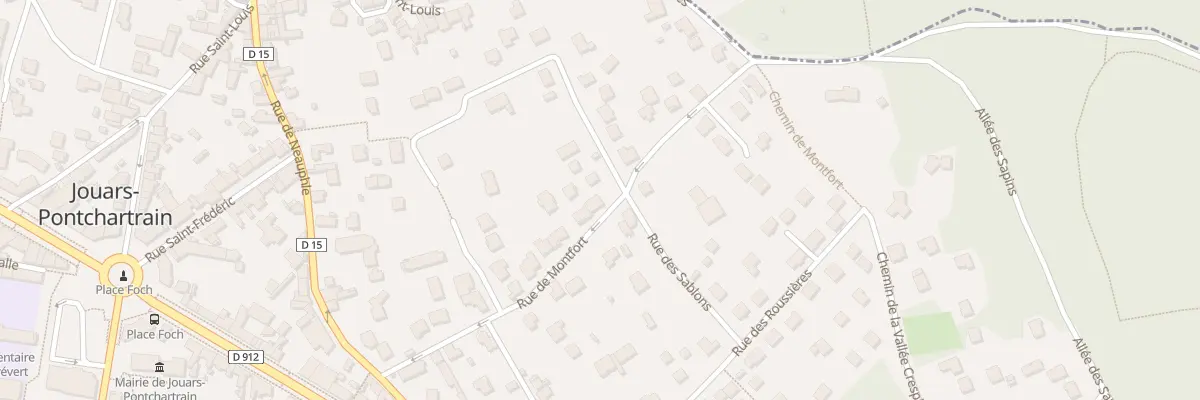Plan du 217 Rue de Montfort à Jouars-Pontchartrain