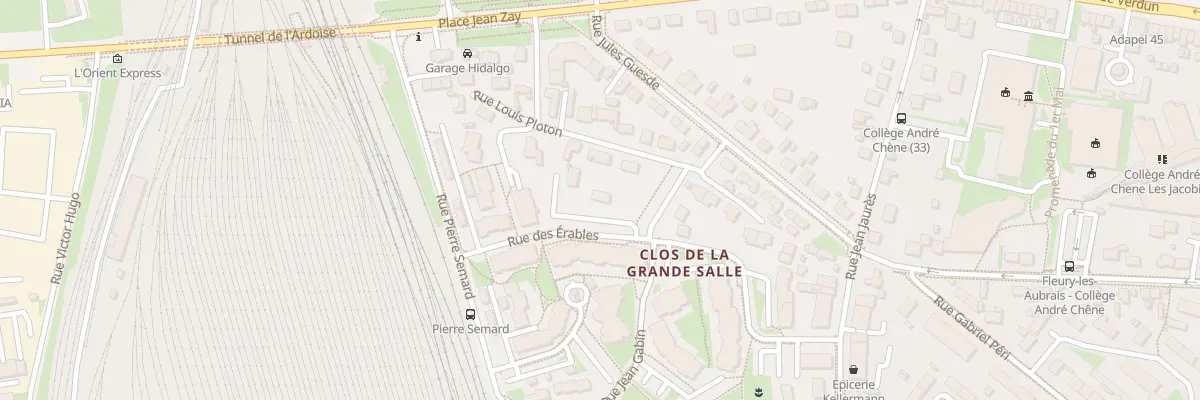 Plan du 19 Rue Louis Ploton à Fleury-les-Aubrais