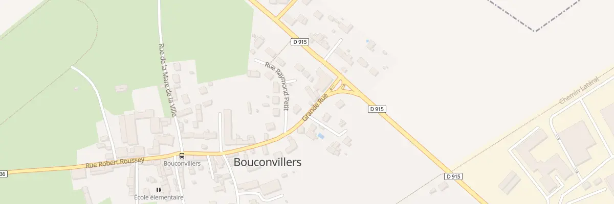 Plan du 2 Rue Raymond Petit à Bouconvillers