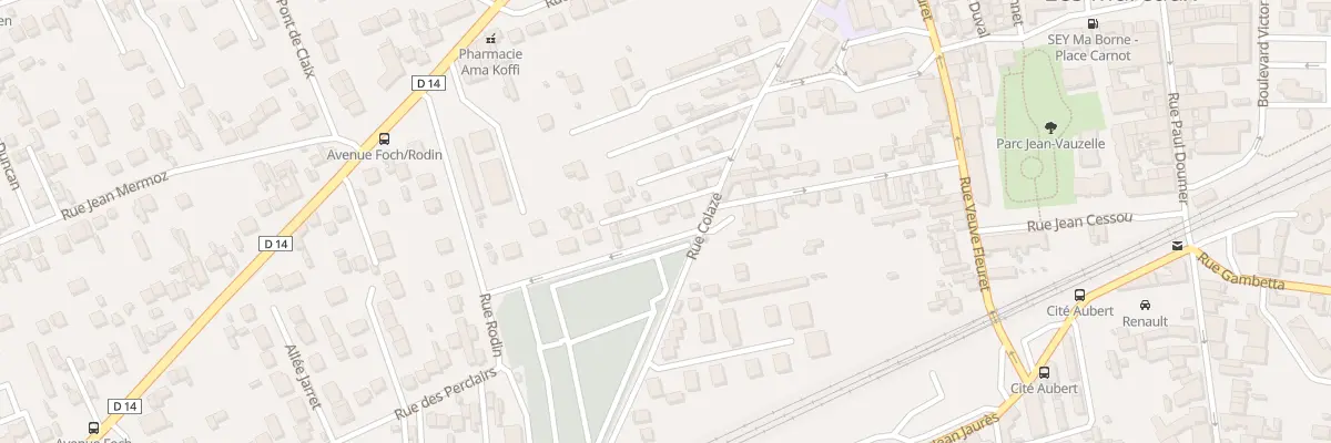 Plan du 2 Rue des Perclairs aux Mureaux