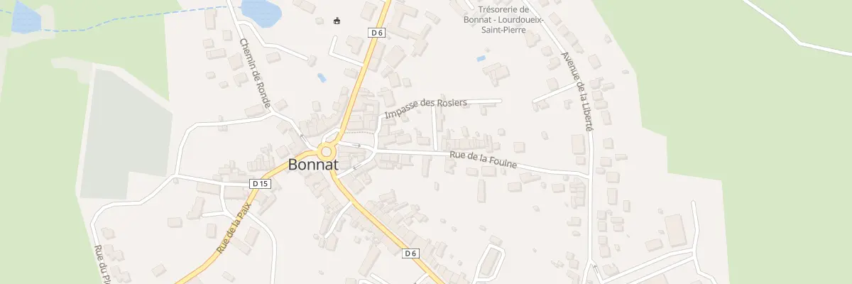 Plan du 3 Rue de La Fouine à Bonnat