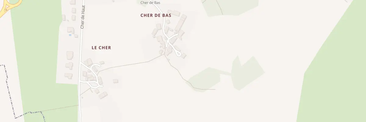 Plan du 14 Cher de Bas à Saint-Fiel