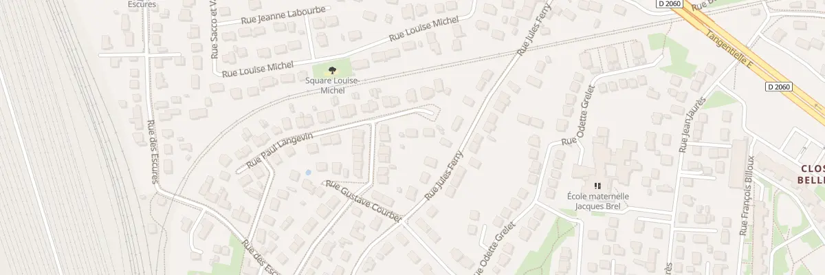 Plan du 14 Rue Paul Langevin à Fleury-les-Aubrais