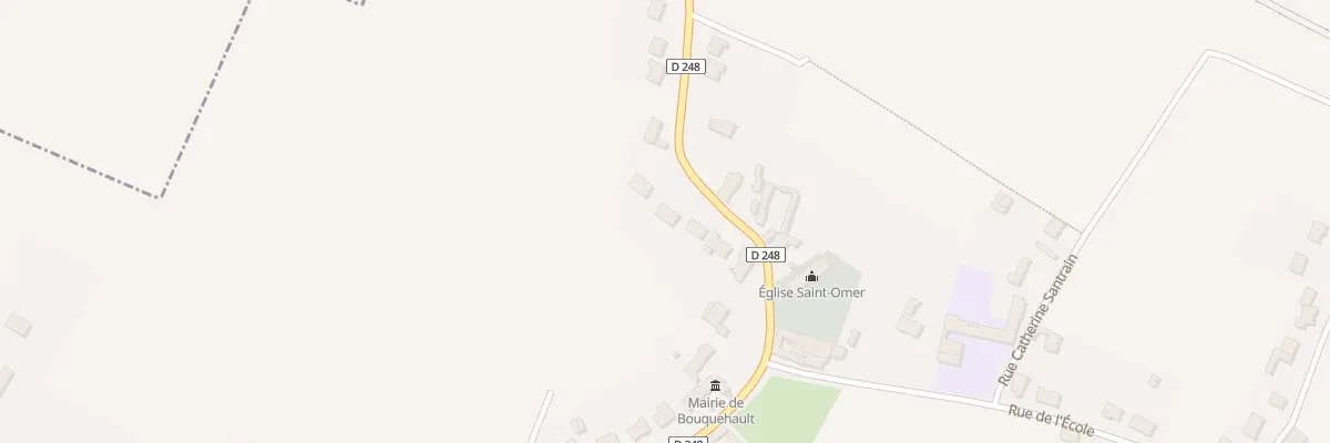 Plan du 6 Rue de l’Eglise à Bouquehault