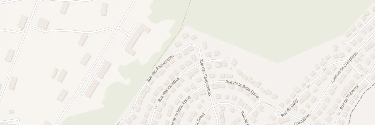 Plan du 29 Rue des Violettes à Beynes