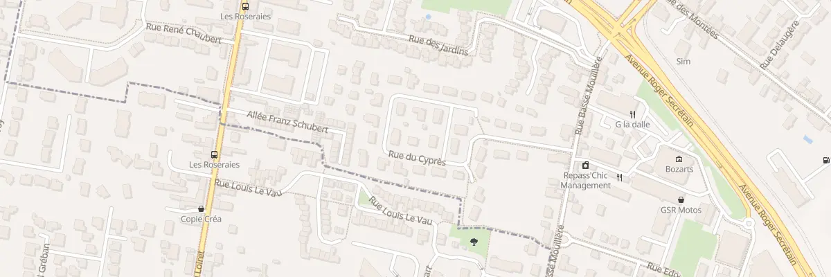 Plan du 8 Rue du Cyprès à Orléans