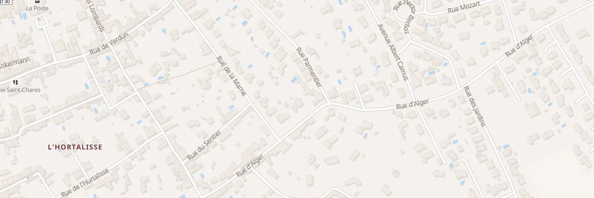 Plan du 9511 Rue d’Alger à Gaillac