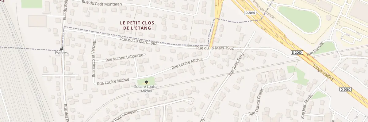 Plan du 6 Rue Louise Michel à Fleury-les-Aubrais