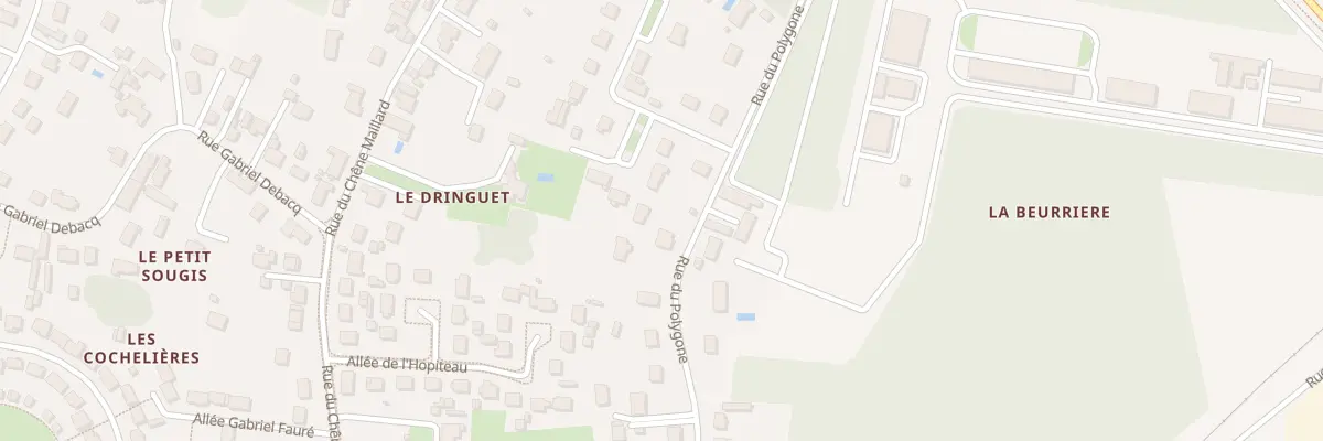 Plan du 505 Rue du Polygone à Saran