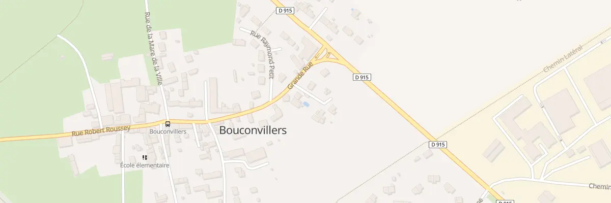 Plan du 3 Rue Robert Roussey à Bouconvillers