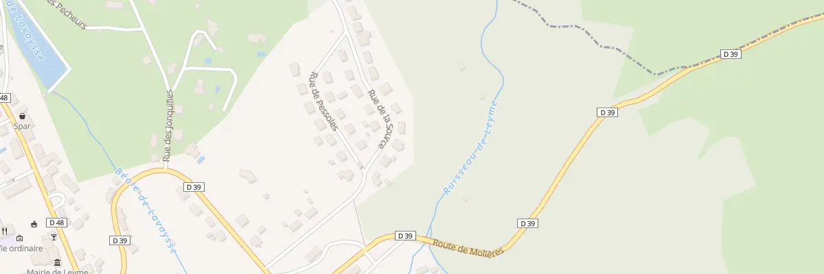 Plan du 234 Rue de la Source à Leyme