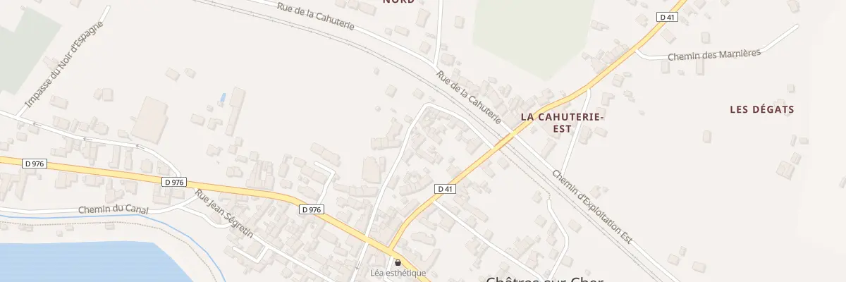 Plan du 12 Rue de la Visonnerie à Châtres-sur-Cher