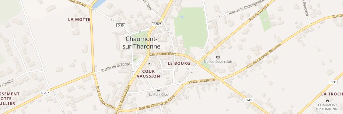 Plan du 75 Rue de la Folie à Chaumont-sur-Tharonne