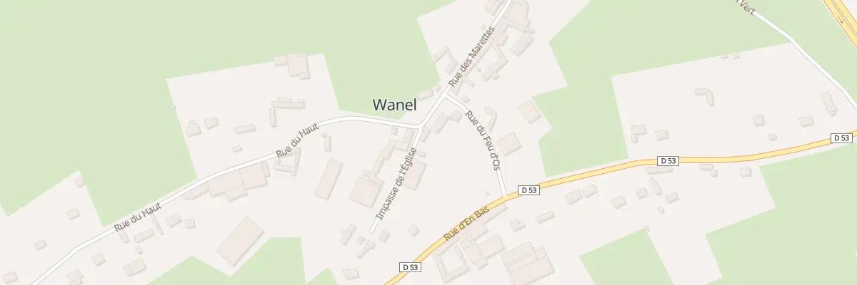 Plan du 1 Imp de l’Eglise Wanel à Hallencourt