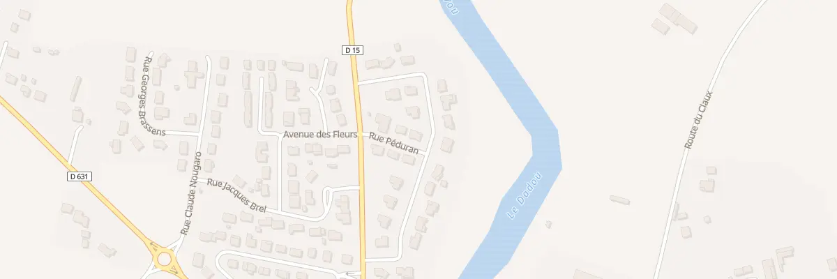 Plan du 6 Rue Péduran à Briatexte