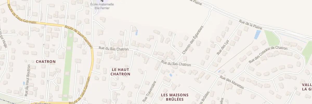 Plan du 13 Rue du Bas Chatron à Saint-Germain-de-la-Grange